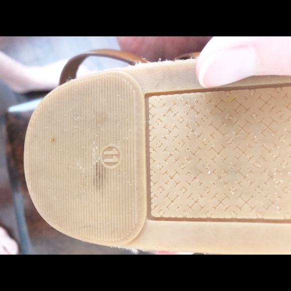 TORY BURCH striped canvas espadrille sandals 11 - Picture 6 of 8